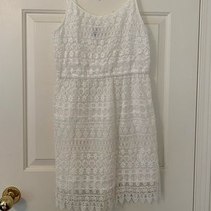 White lace H&M dress